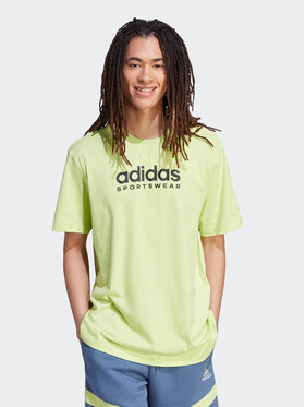 adidas adidas Tričko All SZN Graphic IJ9433 Žltá Loose Fit