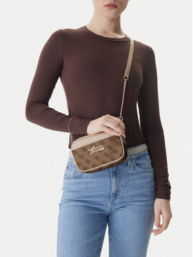 Guess Guess Дамска чанта J6RZ27 WFMF0 Кафяв