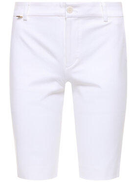 LAUREN RALPH LAUREN Lauren Ralph Lauren Шорти от плат Bsr-Btms 200661653 Бял Regular Fit