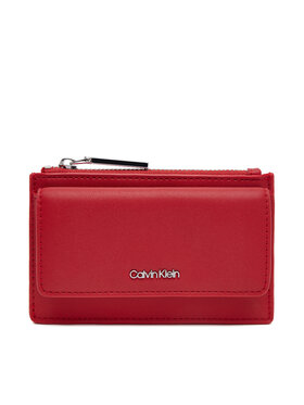Calvin Klein Calvin Klein Nagy női pénztárca Ck Must Zip Flap Cardholder K60K612941 Piros