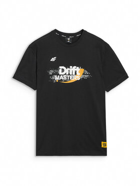 4F 4F T-Shirt TEAMWEAR Czarny Regular Fit