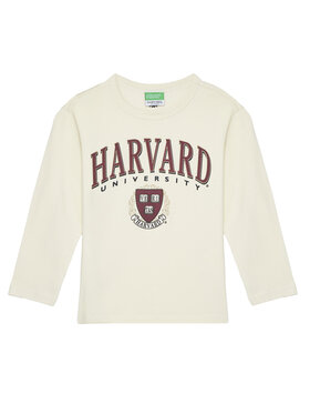 United Colors Of Benetton United Colors Of Benetton Bluzka 3IVWC10PW Beżowy Regular Fit