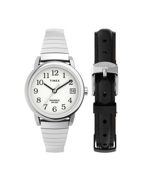 Timex Timex Ročna ura Easy Reader Classic TWG025200 Srebrna