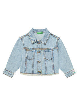 United Colors Of Benetton United Colors Of Benetton Джинсова куртка 2UTPGN03N Голубий Regular Fit