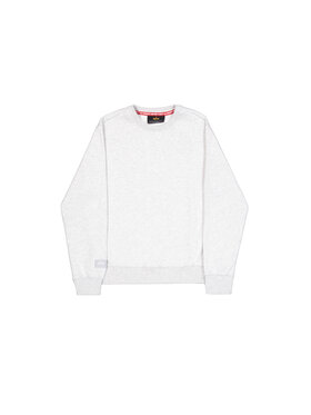 Alpha Industries Alpha Industries Bluza Label Backprint Sweatshirt Szary Regular Fit