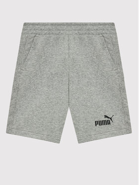 Puma Puma Szorty sportowe Essentials 586972 Szary Regular Fit
