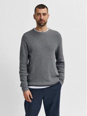 Selected Homme Selected Homme Sweater Rocks 16079776 Szürke Regular Fit