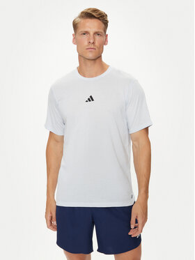adidas adidas Maglietta tecnica Workout Logo IT2128 Blu Regular Fit