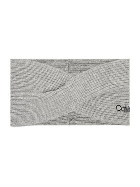 Calvin Klein Calvin Klein Opaska materiałowa Essential Knit Headband K60K608656 Szary