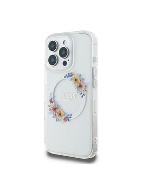 Guess Guess Etui na telefon iPhone 16 Pro Przezroczysty