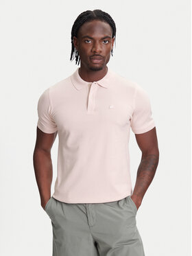 United Colors Of Benetton United Colors Of Benetton Polo marškinėliai 3WG9U301Z Rožinė Slim Fit