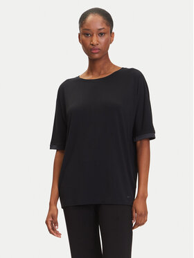 BOSS BOSS Cămașă pijama Sheen 50545569 Negru Relaxed Fit
