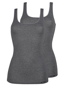 Skiny Skiny 2-dílná sada T-shirts 81147 Šedá Slim Fit