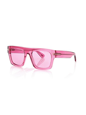 Tom Ford Tom Ford Okulary przeciwsłoneczne FT071 Fausto 75S Różowy