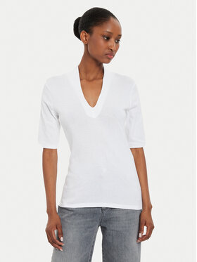 United Colors Of Benetton United Colors Of Benetton T-särk 3GA2D400U Valge Slim Fit