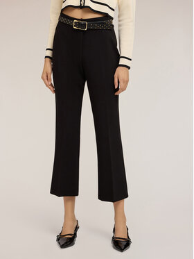 Motivi Motivi Pantaloni di tessuto P100Q004181N033 Nero Flare Fit