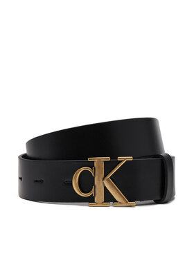 Calvin Klein Jeans Calvin Klein Jeans Dámský pásek Monogram Placque Buckle 30Mm LV04K7002G Černá