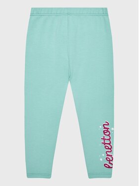 United Colors Of Benetton United Colors Of Benetton Legginsy 3MT1GF01Q Zielony Slim Fit