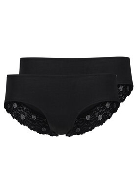 Skiny Skiny Komplet 2 par fig 080603 Czarny