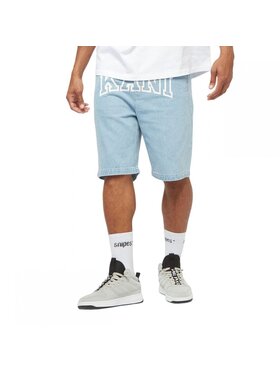 Karl Kani Karl Kani Sportovní kraťasy SERIF DENIM SHORTS Světle modrá Regular Fit