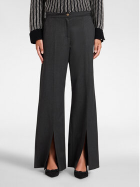 Elena Mirò Elena Mirò Spodnie materiałowe P041P000561N023 Szary Flare Fit
