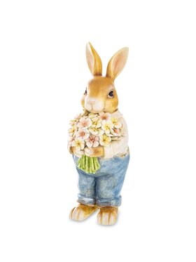 MIAhome MIAhome Figurka królik w płaszczu Kolorowy