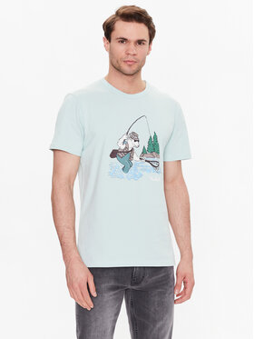 Woolrich Woolrich Тишърт Animated Sheep CFWOTE0095MRUT3370 Зелен Regular Fit