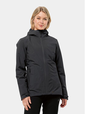 Jack Wolfskin Pohodna Jakna Moonrise 3In1 Jkt 1115621 Črna Regular Fit