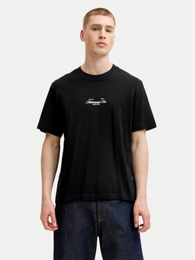 Jack & Jones Jack & Jones T-Shirt Cassis 12295050 Czarny Regular Fit