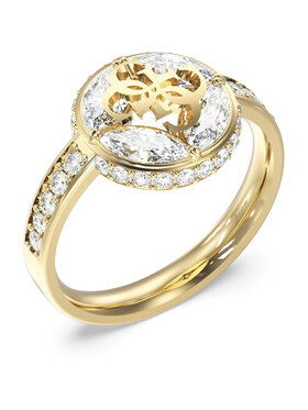 Guess Guess Pierścionek JUBR06394JWYG58 Złoty
