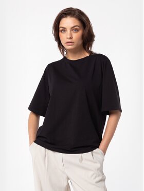 BASICLO BASICLO T-Shirt BSL-032-99 Czarny Oversize