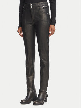 Guess Guess Pantaloni di tessuto W6BA32 D2086 Nero Slim Fit