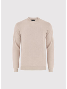 Pako Lorente Pako Lorente Sweter P26WN-2X-010 Beżowy Straight Fit