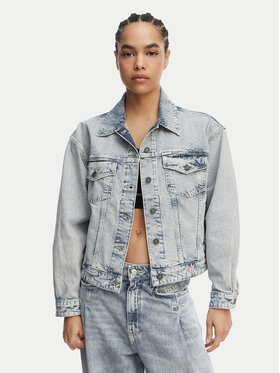 Guess Jeans Guess Jeans Jeansová bunda W6GN56 D5M57 Modrá Oversize