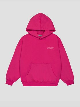 2005 2005 Bluza Basic Różowy Oversize