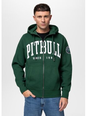 PITBULL PITBULL Bluza NORTON Zielony Regular Fit