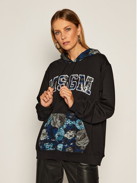 MSGM MSGM Pulóver 941MDM174 207799 Fekete Regular Fit