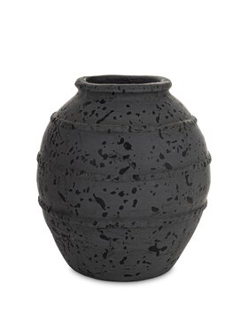 MIAhome MIAhome Wazon ceramiczny ABARREL-2 small Czarny