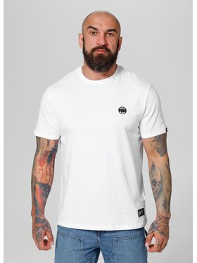 PITBULL PITBULL T-Shirt SMALL LOGO Biały Regular Fit