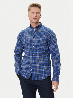 Gant Gant Hemd 3250213 Blau Regular Fit