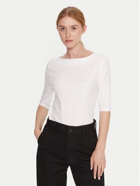 Calvin Klein Calvin Klein Blúzka LV044C217G Biela Slim Fit