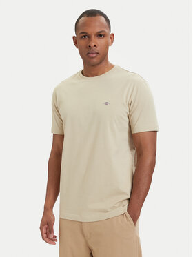 Gant Gant T-Shirt Shield  2003184 Béžová Regular Fit