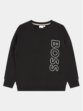 Boss Boss Mikina J25Q13 M Čierna Regular Fit
