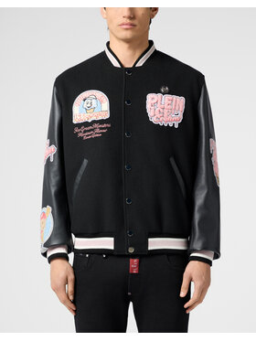 PHILIPP PLEIN PHILIPP PLEIN Bomber 30588 Nero Regular Fit