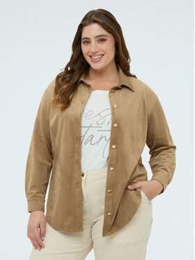 Fiorella Rubino Fiorella Rubino Koszula 5047T001451N013 Brązowy Regular Fit