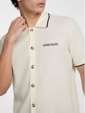Guess Guess T-Shirt 175557 Beżowy Classic Fit