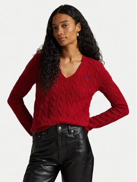 Polo Ralph Lauren Polo Ralph Lauren Sweter 211971866012 Czerwony Slim Fit