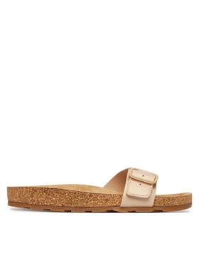 Tommy Hilfiger Tommy Hilfiger Şlapi Cork Footbed Slip-On FW0FW09344 Bej