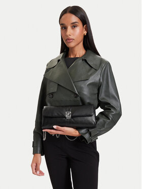 Calvin Klein Calvin Klein Soma Emblem Hw Padded Clutch LV04F1240G Melns