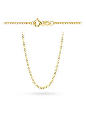 Fugart Fugart Naszyjnik Pancerka diamentowana 50cm FUG1-26-L00049-2 Złoty